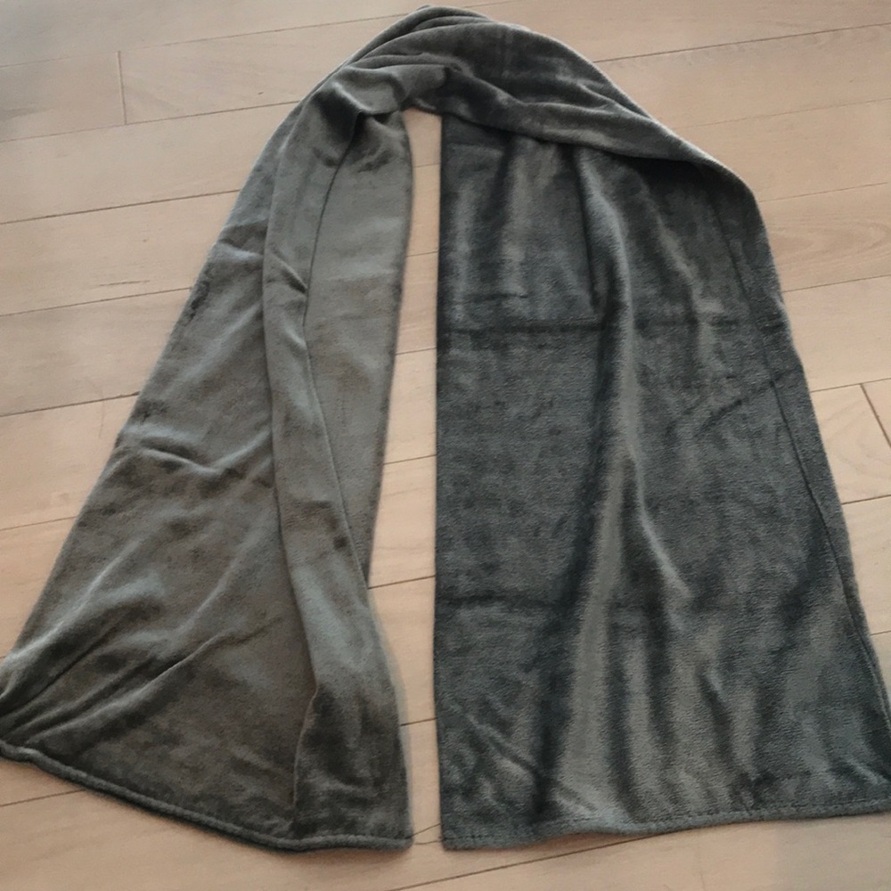 Express Silver Velour Scarf